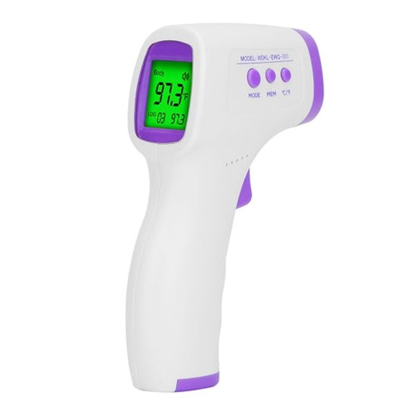 Digital Infrared Thermometer Non-contact Forehead Body Thermometer Surface Room Instant Accurate Reading w/ 32 Memories - White