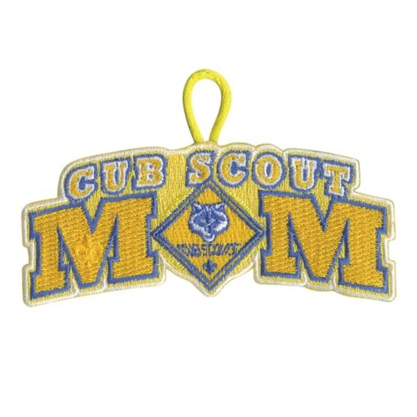 Cub Scout Mom with Scouting Cub Scout Logo Embroidered Patch - ClassB