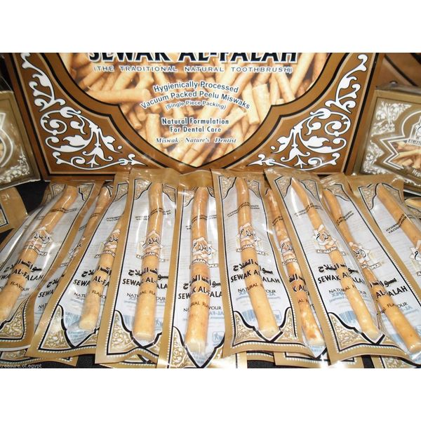 Sewak Al-Falah: Miswak (Traditional Natural Toothbrush) (10 Pack)