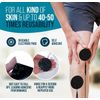 20-Piece Tens Unit Replacement Pads Black 2" Reusable and Durable Pig-tail Style