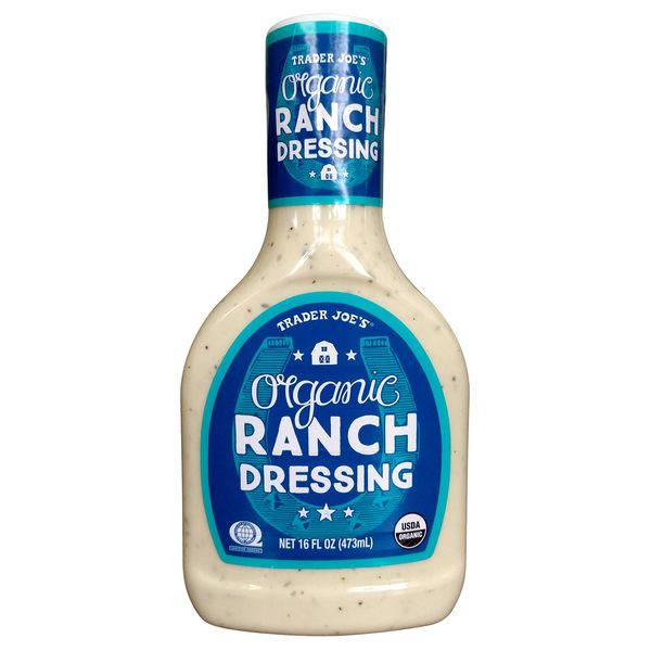 Trader Joes Organic Ranch Dressing 16 Oz