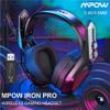 Mpow Iron Wireless Gaming Headset Headphone Wired 3.5mm Earphone For PC PS4 SW