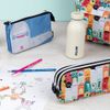 MILAN® Aliens Special Series 5 Compartments Pencil Case, Blue