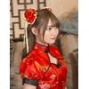 Party City Cosplay Bun Covers, Unisex, Red