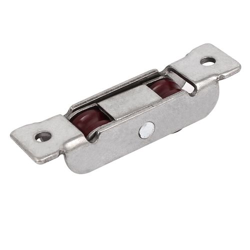 sourcingmap 12.5mmx8mm Double Nylon Rollers Sliding Window Sash Pulley Wheel 4pcs