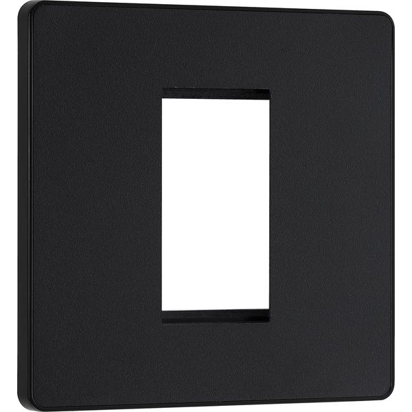 BG Electrical Evolve Single Touch Dimmer Switch, 2-Way Master, 200W, Matt Black