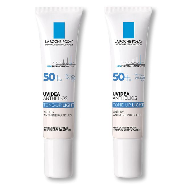 Great Value Set of 2 [La Roche Posay] La Roche Posay UV Idea XL Protection Tone Up Light 30ml / Sunscreen Makeup Base SPF 50+ PA++++