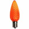 25 C9 Multi-Color  LED Faceted Christmas Light Bulbs LED Replacement Bulb 