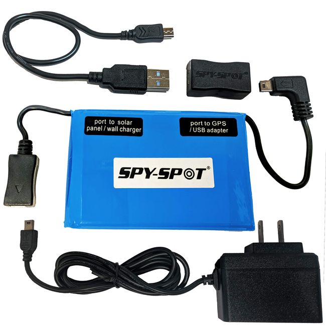 SpySpot Extended Slim Battery for GPS Trackers with Battery Charger - Works with GL 300, GL300W, GL-300MA, GL300MG, GL320MA