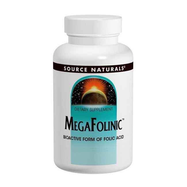 Source Naturals, Inc. Mega Folinic 60 Tablet