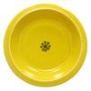 Hasamiyaki 403583 Cherry Bird Shape, Small Plate, Flower Pattern, Yellow