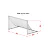Kwik Goal Project Strikeforce Soccer Goal Replacement Net, Blue, 4'x6'x0'x3