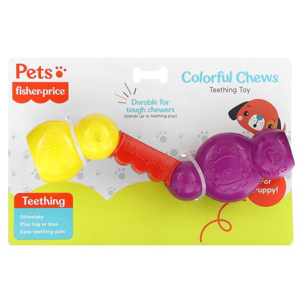 Pets, Colorful Chews, Teething Toy, For Puppy, 1 Chew Toy