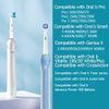KHBD 16 Pack Replacement Heads for Braun Oral B Electric Toothbrush Handles- Includes 4 Sensitive Brush, 4 Precision Brush, 4 Deep Cleaning, 4 Floss Clean Brush Heads