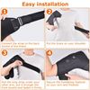 Shoulder Brace Support Wrap Massager Heating Therapy Pain Relief Vibration