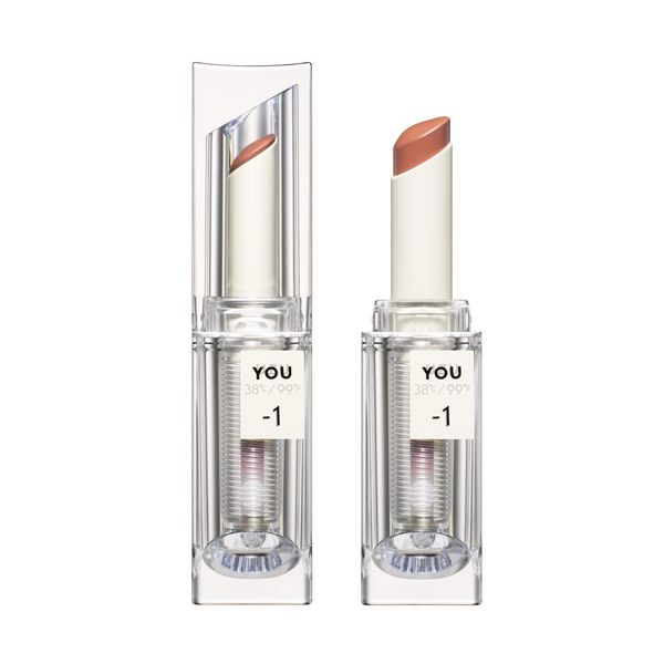 UZU BY FLOWFUSHI 38°C / 99°F Lipstick, Lip Care, Skin Bacteria Unscented, Hypoallergenic