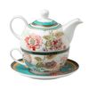 Grace Teaware Porcelain 4-Piece Tea For One (Emperor Garden)