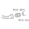 SANEI [Plumbing Fitting] Benly Can Nipple Nominal 13