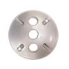 Topaz TOPWRC350W Round Blank Weatherproof Cover, Gray