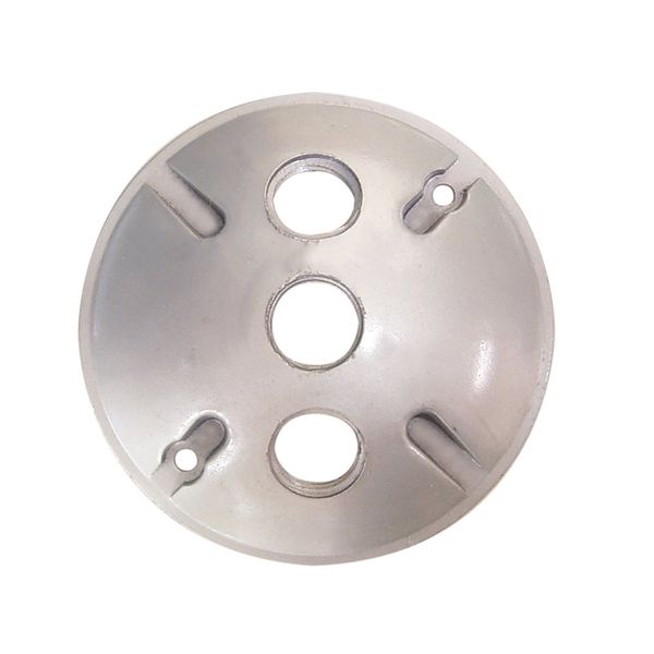 Topaz TOPWRC350W Round Blank Weatherproof Cover, Gray