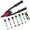 Rzx 13" Rivet Nut Tool Nut/thread Hand Riveter Blind Rivet Kit M5 M6 M