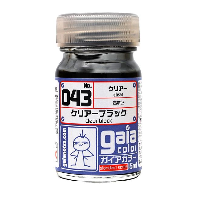 ガイアノーツ(Gaianotes) ガイアカラ- 15ml 043 クリアーブラック