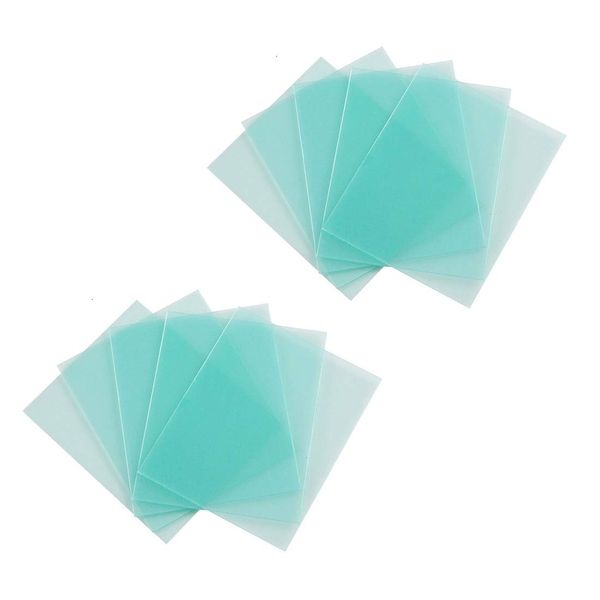 10-PACK Welding Protective Lens Replacement 4.5 X 3.54 inch (115 mm x 90 mm) Transparent Cover Lens Cover