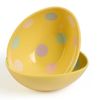 eBoutik - Easter Egg Serving Bowl with Mini Chocolate Eggs in Chick Tin Container, Party Dinnerware, Colourful Table Décor - Easter Egg Hamper or Hunt Prize