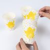 evelay 8pcs Easter Chick Paper Cups 270ml for Kids Party Decoration Prop Decor Tableware