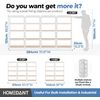 5 Tier Laminated White Boltless Metal Shelving Unit Adjustable Garage Storage Ut