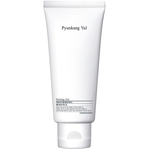 PYUNKANG YUL Facial Peeling Gel - Natural Ingredients Papaya Fruit extract Dead Skin Remover Face Scrub for Sensitive Skin - Hyaluronic, Ceramide, Cica, Tea Tree - Various Vitamins Minerals 3.4 Fl. Oz