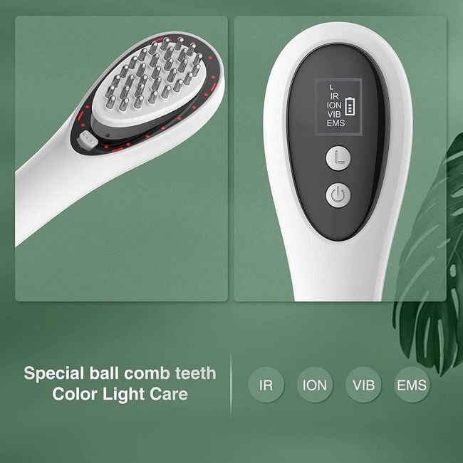 Micro Current Hair Scalp Massage Comb For Women And Men Infrared