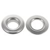 Grommet, Beveled, Nickel Matte, Solid Brass-LL (100 sets per bag), 3/16"
