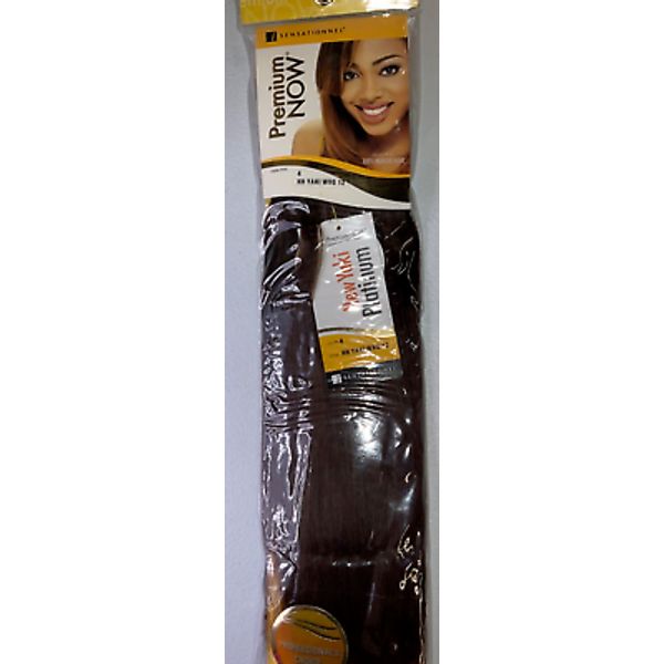 Sensationnel Premium Now 100% Human Hair Yaki WVG/Color 4/ (12 inches)
