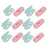 High Toughness Professional Toothpicks Sticks Dental Floss Picks 20 Picks Threader Flosser with 2 Storage Cases, flossing for Family,Hotel,Travel (6pink+6green)