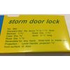 IVES Storm Door Lock #980 B3 Brass Finish