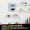 Double Glove Box Holder Dispenser - Wall Mount or Countertop Load Open Top Clear