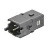 Male Screw Insert for Locking Lever, 2 + PE, Han 1A Series