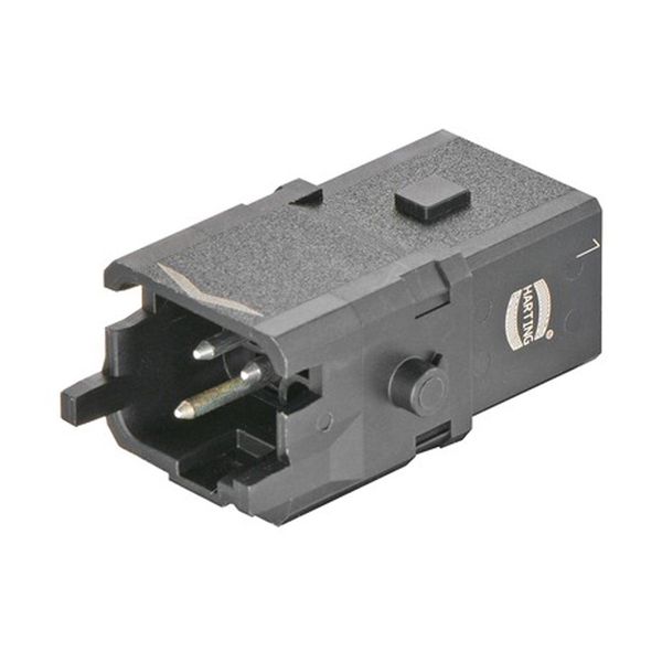 Male Screw Insert for Locking Lever, 2 + PE, Han 1A Series
