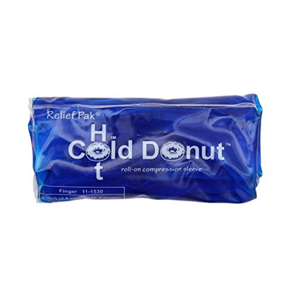 Relief Pak - 11-1530 Donut Cold and Hot Compression Sleeve, Finger