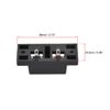 sourcing map 2 Ways Spring Speaker Terminal Clip Push Release Connector Audio Cable Terminals Strip Block Black Red WP2-10 2Pcs