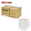 Adecco LLC 2 Rolls Disposable Eyebrow Tattoo Plastic Wrap Preservative Film, Make Up Transparent Plastic Roller for One-Way Eyebrow Lips Permanent Makeup Accessories