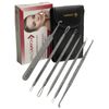 GERMAN 6pcs Blackhead Acne Comedone Pimple Blemish Extractor Remover Tool Kit