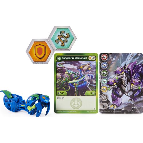 BAKUGAN Fused Dragonoid x Tretorous, 5-cm Tall Armored Alliance Collectible Action Figure and Trading Card