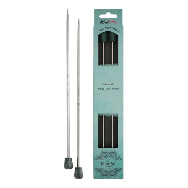 KnitPro The Mindful Collection Single Pointed Needles 16" (40cm) | Size 4.5mm
