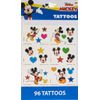Mickey Temporary Tattoos - Bulk / 6 Packages of 96 Count Small Tattoos
