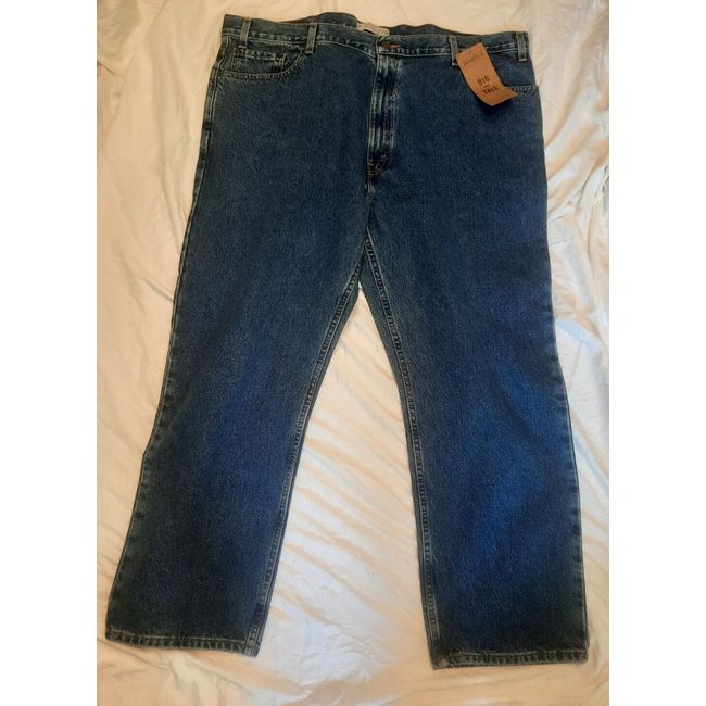 New Levi Strauss 46x32 Jeans 46 Mens Regular Fit Flex  Denim