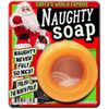 Santa’s Naughty Soap – Naughty never felt so nice - Holiday novelty soap for men – yellow circle soap