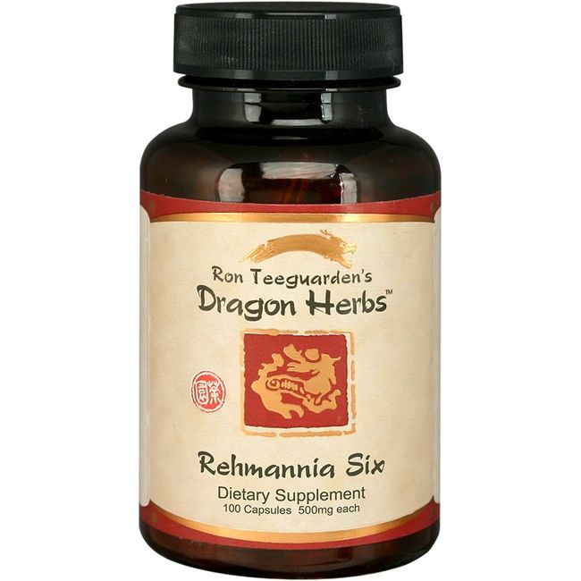 NEW!  Dragon Herbs Rehmannia Six Combination -- 500 mg - 100 Caps