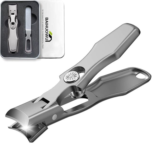 Splash-proof Nail Clippers Set Stainless Steel Sharper Nail